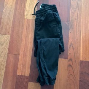 Black joggers